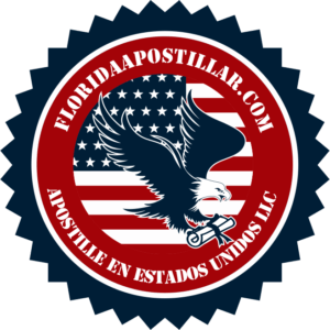 APOSTILLE  FLORIDA ESTADOS UNIDOS USA